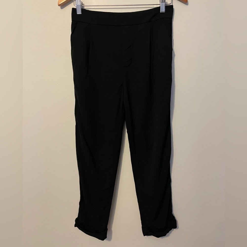 Vince Black Viscose Pants Size Small